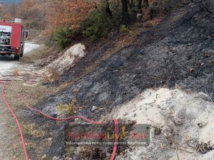 Αντιμετωπίστηκε άμεσα πυρκαγιά στην περιοχή του Μπελοκομίτη (+Φωτο)