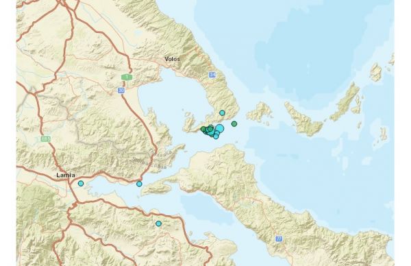 Νέα σεισμική δόνηση 3,8 Ρίχτερ στο θαλάσσιο χώρο μεταξύ Μαγνησίας και Β. Εύβοιας