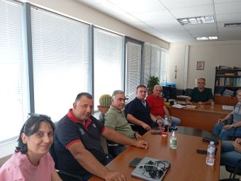 Επίσκεψη ΠΑΚ Θεσσαλίας στον ΕΛΓΑ στη Λάρισα για προβλήματα αποζημιώσεων