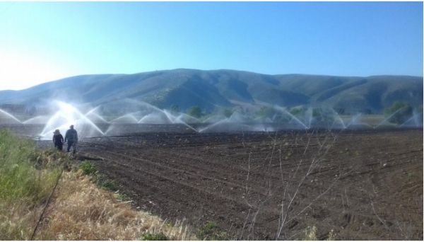 Αυτοψία Αγοραστού στο έργο των υπογείων δικτύων άρδευσης στο Δήμο Φαρκαδόνας