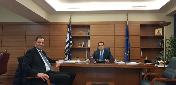 Μείζονα αγροτικά ζητήματα στη συνάντηση εργασίας Αντιπεριφερειάρχη Καρδίτσας Κ. Νούσιου &amp; Υφ.Α.Α.Τ. Κ. Σκρέκα