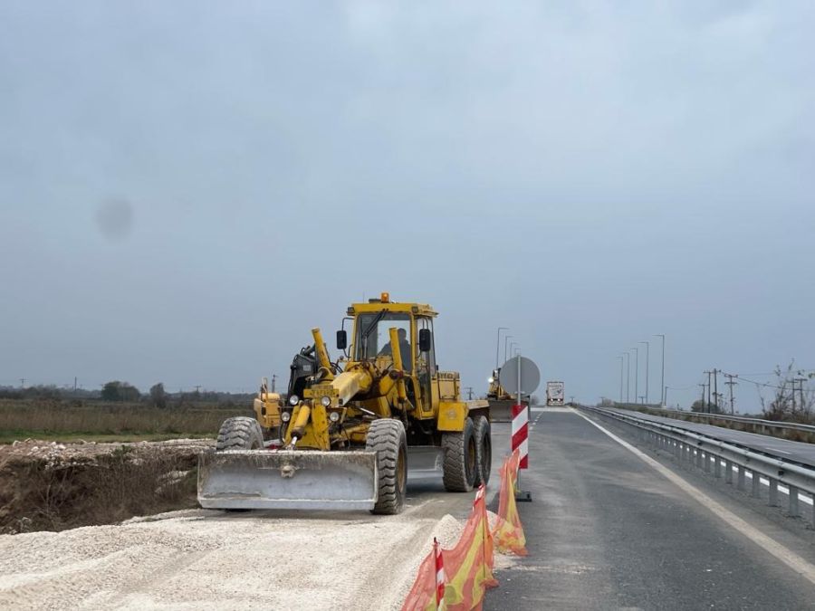 Από την Περιφέρεια τελικώς η προσωρινή αποκατάσταση στο δρόμο Καρδίτσα - Λάρισα