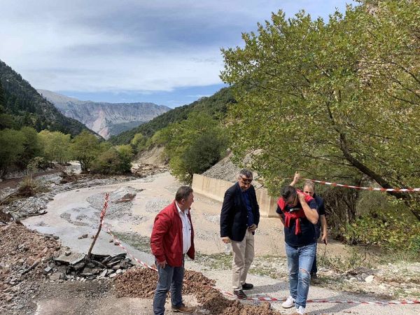 &quot;Αυτοψία Γ. Κωτσού σε πληγείσες περιοχές του Δήμου Αργιθέας και στη Μαγουλίτσα&quot;