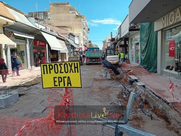 Προβληματισμός για το ρυθμό των εργασιών στον πεζόδρομο Λάππα