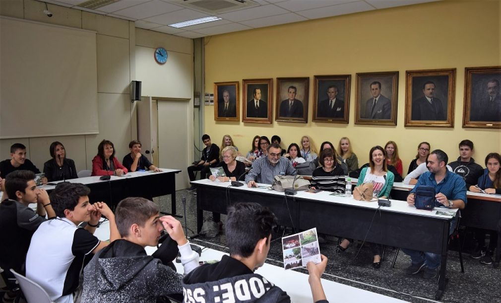 Υποδοχή αντιπροσωπειών Ευρωπαϊκών σχολείων από το Δήμαρχο Καρδίτσας