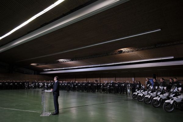 Παρουσιάστηκε η νέα ομάδα Δίκυκλης Αστυνόμευσης ΔΙ.ΑΣ. παρουσία του Πρωθυπουργού