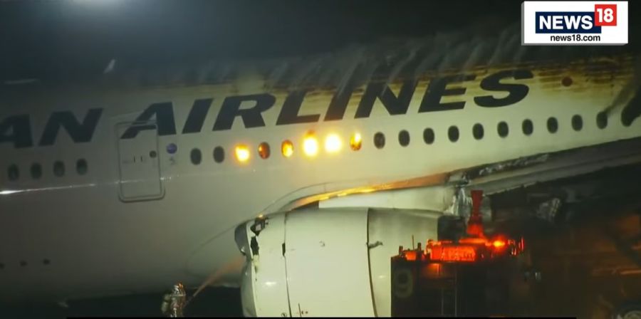 Ιαπωνία: Σύγκρουση αεροσκαφών στο αεροδρόμιο του Τόκιο - 5 νεκροί και 379 διασωθέντες (+Βίντεο)