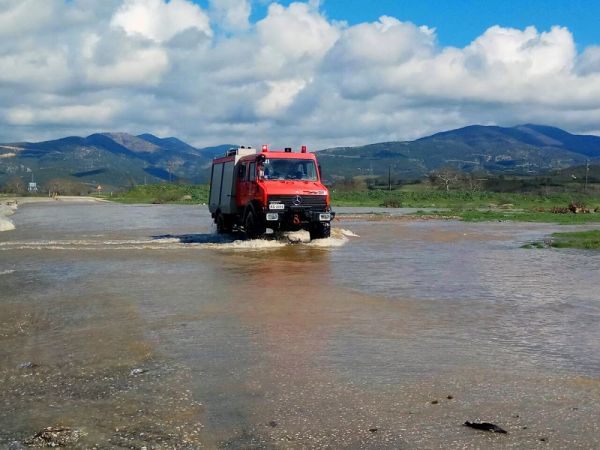 Περιορισμένες παρεμβάσεις της Π.Υ. σε όλη την επικράτεια λόγω της κακοκαιρίας &quot;Εύα&quot;