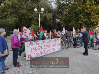 Καρδίτσα: Αντιπολεμική διαμαρτυρία με ποδήλατα (+Φωτο +Βίντεο)