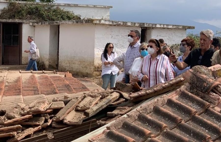 Αυτοψία Μενδώνη σε Αρχαιολογικό Μουσείο - Ναό Απόλλωνα - Ι.Ν. Αγ. Αθανασίου Ρουμ Παλαμά