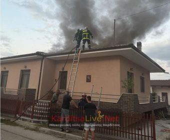 Καρδίτσα: Άμεση επέμβαση της Π.Υ. Καρδίτσας διέσωσε μονοκατοικία στην περιοχή του Αγ. Νικολάου (+Φωτο)