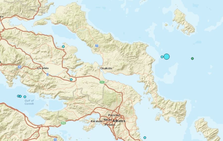 Σεισμός 4,8 Ρίχτερ στην Εύβοια - Κούνησε και την Αττική