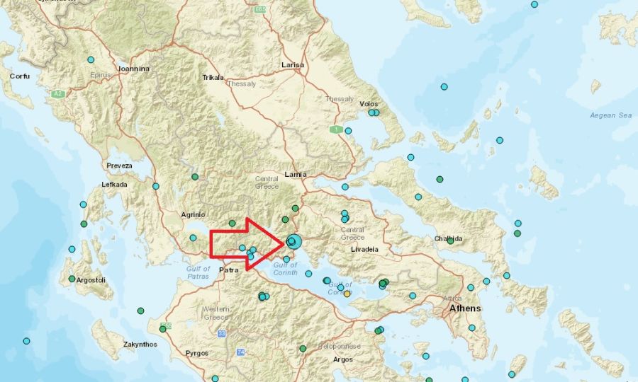 Σεισμός 4,3 Ρίχτερ στην περιοχή της Φωκίδας