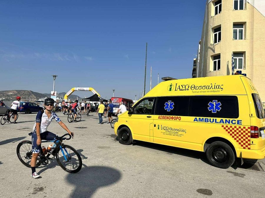 Το ΙΑΣΩ Θεσσαλίας Υποστηρικτής Υγείας στον πρώτο Διεθνή  Ποδηλατικό Γύρο Θεσσαλίας Tour of Thessaly 2023 Exalco