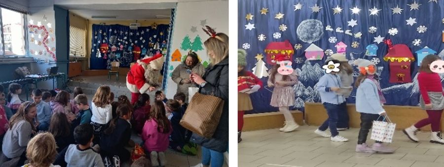 Χριστουγεννιάτικες εκδηλώσεις στο 1ο Δημοτικό Σχολείο Καρδίτσας
