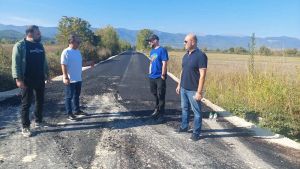 Επίσκεψη του Βασ. Τσιάκου στις εργασίες για την αγροτική οδοποιΐα στο Δήμο Καρδίτσας