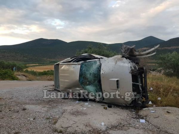 Θανατηφόρο τροχαίο στο δρόμο Λαμίας - Δομοκού για 42χρονο (+Φώτο)