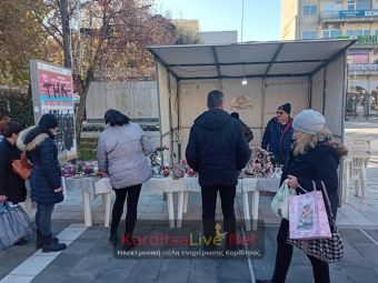 Σε εξέλιξη το bazaar του Συλλόγου Γονέων και Κηδεμόνων των παιδιών με αναπηρία &amp; των ειδικών σχολείων Ν. Καρδίτσας (+Φωτο +Βίντεο)