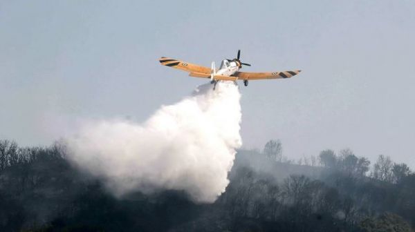 Πυρκαγιά στην περιοχή του Δομοκού - Σηκώθηκαν και τα αεροπλάνα