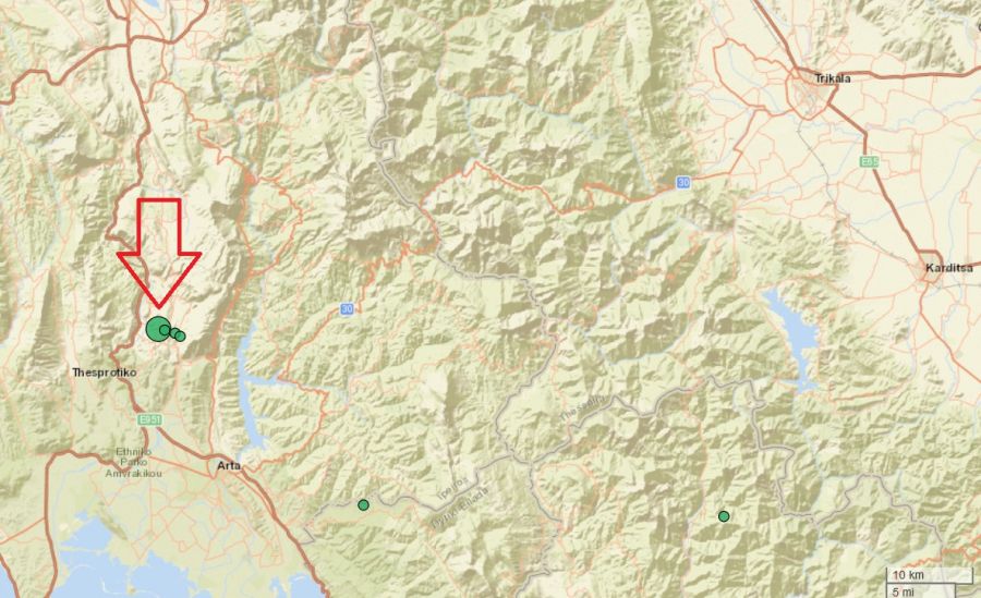 Σεισμός 4,0 Ρίχτερ στην Πρέβεζα
