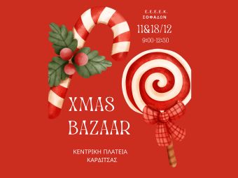 Έκθεση - bazaar του Ε.Ε.Ε.ΕΚ. Σοφάδων στην κεντρική πλατεία της Καρδίτσας