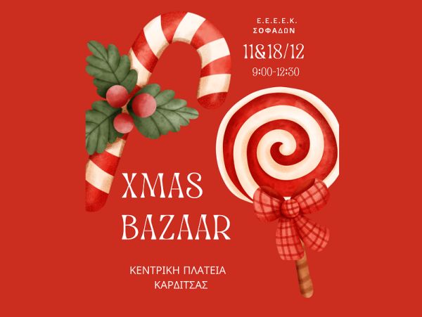 Έκθεση - bazaar του Ε.Ε.Ε.ΕΚ. Σοφάδων στην κεντρική πλατεία της Καρδίτσας