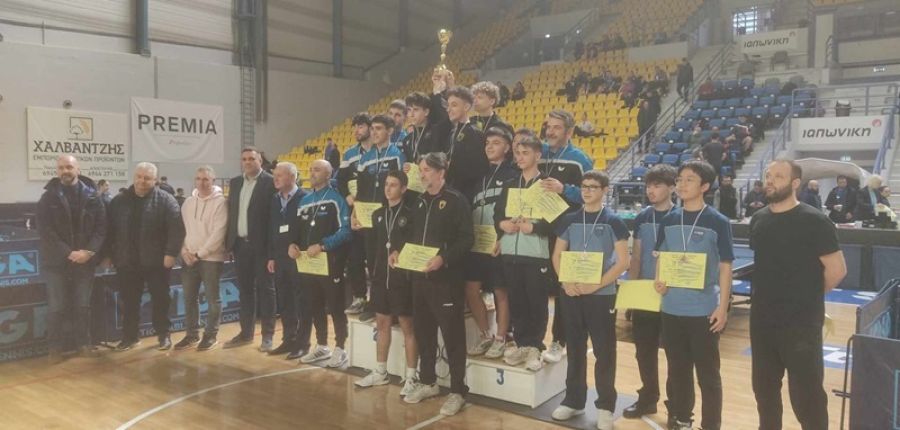 Πινγκ Πονγκ Κ-21 στο Γ. Μπουρούσης: Η ΑΕΚ κράτησε τον πανελλήνιο τίτλο στους Νέους άνδρες, η ΧΑΝ Θεσσαλονίκης πρωταθλήτρια στο ομαδικό Νέων γυναικών