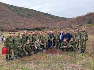 Δεντροφύτευση στο ΚΕΣΝ με δενδρύλλια που πρόσφερε ο Σύνδεσμος Εφέδρων Αξιωματικών Ν. Καρδίτσας (+Φωτο +Βίντεο)