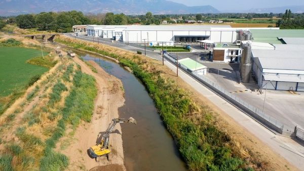 Σε εξέλιξη τα αντιπλημμυρικά έργα στον Πορταϊκό ποταμό