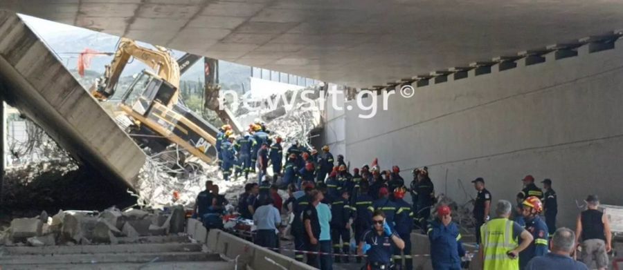 Πάτρα: Τουλάχιστον 1 νεκρός και 12 τραυματίες από κατάρρευση γέφυρας  - Αναζητούνται εγκλωβισμένοι (+Βίντεο)