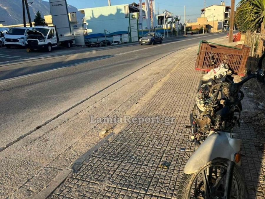 Παράσυρση γυναίκας από μηχανάκι στο Σ.Σ. Λιανοκλαδίου