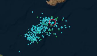 5,3 Ρίχτερ κοντά στην Αμοργό το βράδυ της Δευτέρας (10/2)