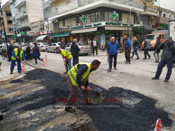 Ξεκίνησε η ασφαλτόστρωση της Ηρώων Πολυτεχνείου (+Φώτο +Βίντεο)