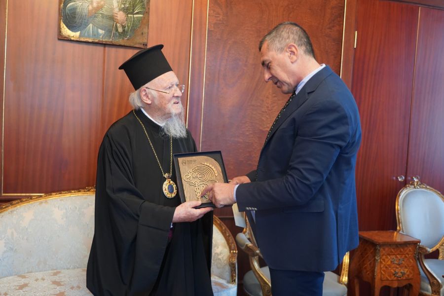 Με τον Οικουμενικό Πατριάρχη Βαρθολομαίο στο Φανάρι, συναντήθηκε ο Περιφερειάρχης Θεσσαλίας Δημ. Κουρέτας