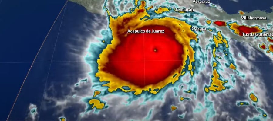 Ο τυφώνας Ότις (κατηγορία 5) πλησιάζει απειλητικά τo Μεξικό