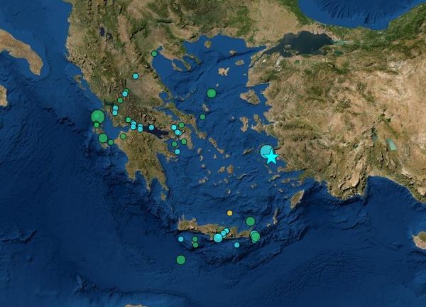 Στο χορό του Εγκέλαδου η Σάμος - Νέος σεισμός 5,2 Ρίχτερ!