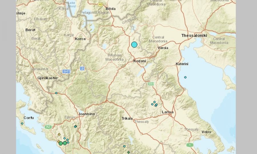 Σεισμική δόνηση 4,2 Ρίχτερ κοντά στην Πτολεμαΐδα