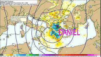 Βαπτίστηκε τελικώς &quot;Daniel&quot; από την Ε.Μ.Υ. η κακοκαιρία