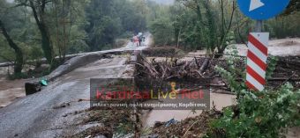Μεγάλος αριθμός καταπτώσεων στον Δήμο Αργιθέας - Αναγκαία η αποκατάσταση της γέφυρας του Αργύρη, κοντά στη Δρακότρυπα